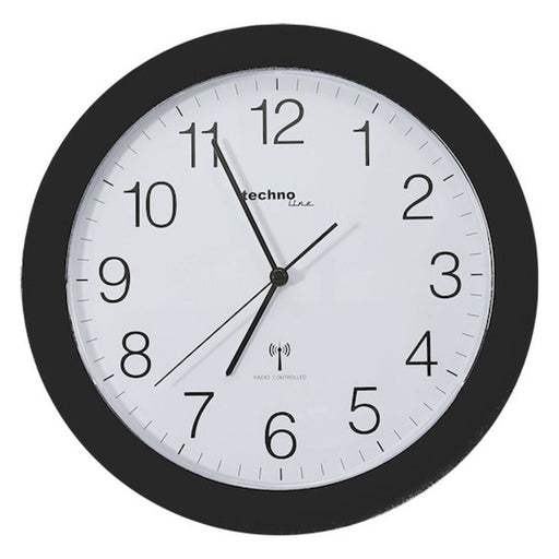 Produktbild Funkwetterstation - Technoline WT 8000 Funkuhr Kunststoff schwarz