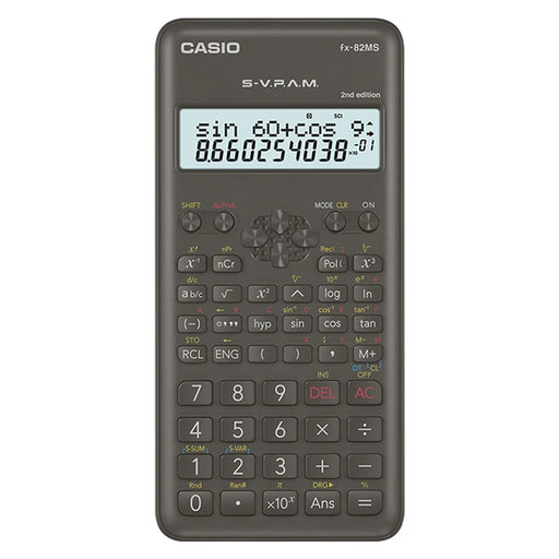 Produktbild Taschenrechner - Casio FX-82MS-2 Taschenrechner Tasche Wissenschaftlicher Taschenrechner Schwarz