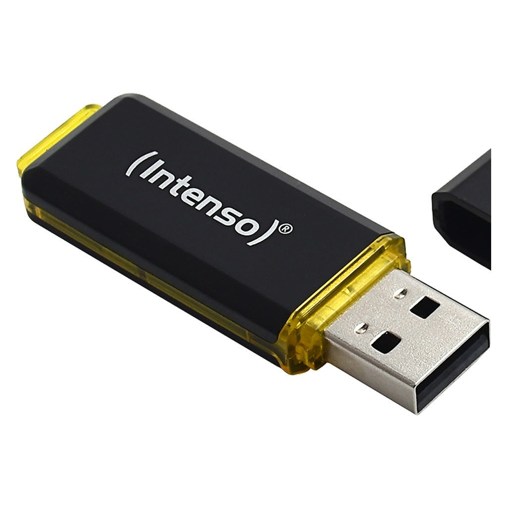 Produktbild USB-Stick - Intenso High Speed Line USB-Stick 64 GB USB Typ-A 3.2 Gen 1 (3.1 Gen 1) Schwarz, Gelb