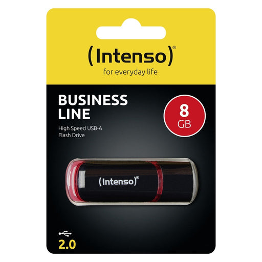 Produktbild USB-Stick - Intenso 8GB USB2.0 USB-Stick USB Typ-A 2.0 Schwarz, Rot
