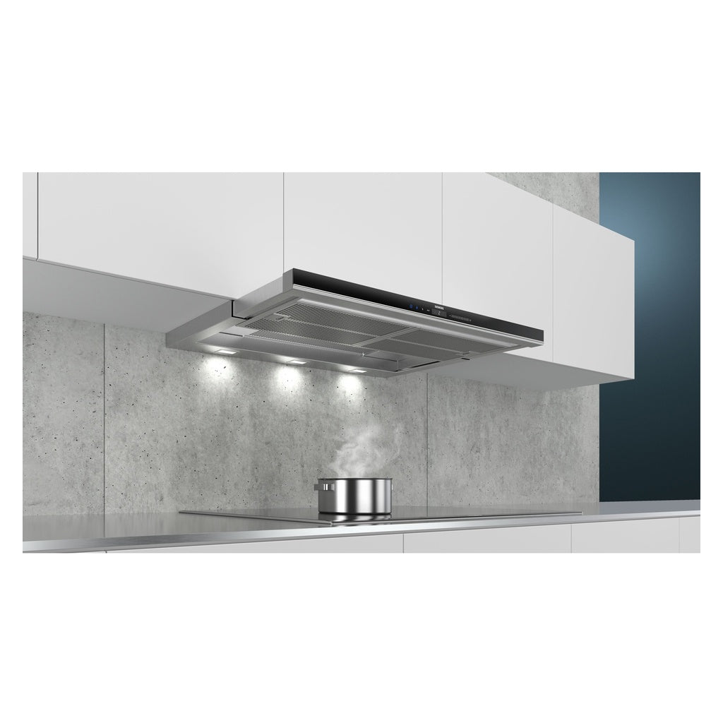 Produktbild Flachschirmhaube - Siemens iQ700 LI99SA684 Dunstabzugshaube Eingebaut Edelstahl 959 m³/h A