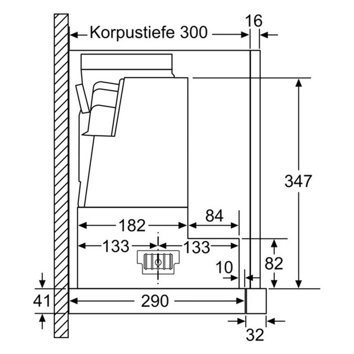 Bosch Serie 8 DFS067K51 Dunstabzugshaube Halb eingebaut (Pullout) Edelstahl 717 m³/h A