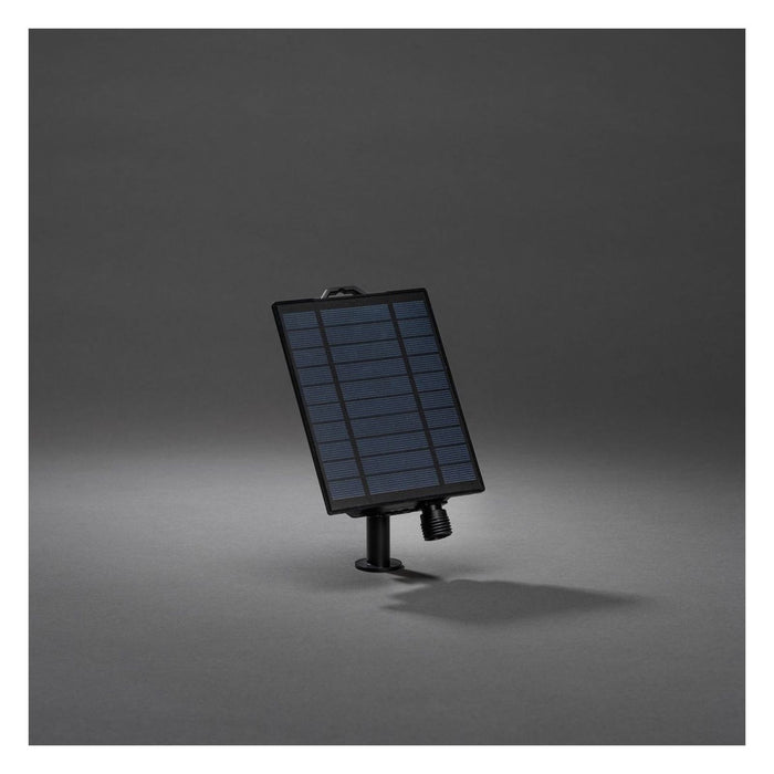 Konstsmide wiederaufladbares Solarpanel-S Solar-Batteriebox in schwarz 3776-000