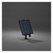 Konstsmide wiederaufladbares Solarpanel-S Solar-Batteriebox in schwarz 3776-000