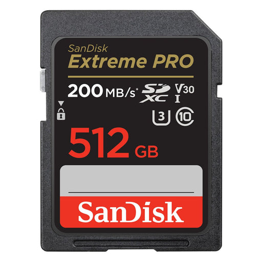 Produktbild Speicherkarte - Sandisk Extreme Pro SDXC 512GB 200MB/s UHS-I