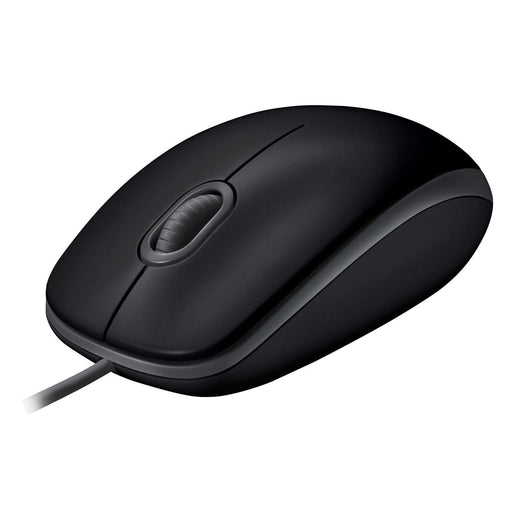 Produktbild Maus - Logitech B110 Silent Maus, Beidhändig, Optisch, USB Typ-A, 1000 DPI, Schwarz