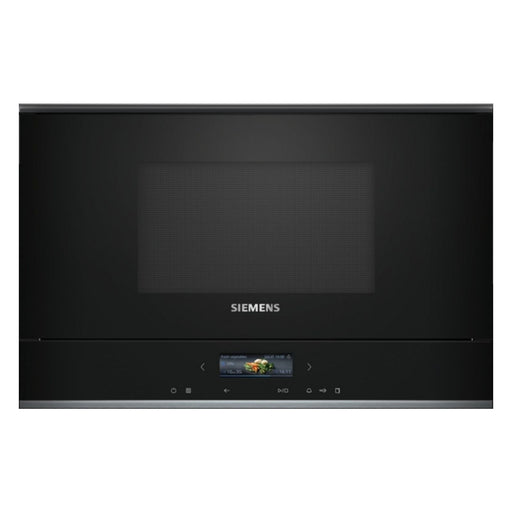 Produktbild Einbau-Mikrowelle - Siemens BF722R1B1 Einbau Mikrowelle Integriert 21L 900W Schwarz