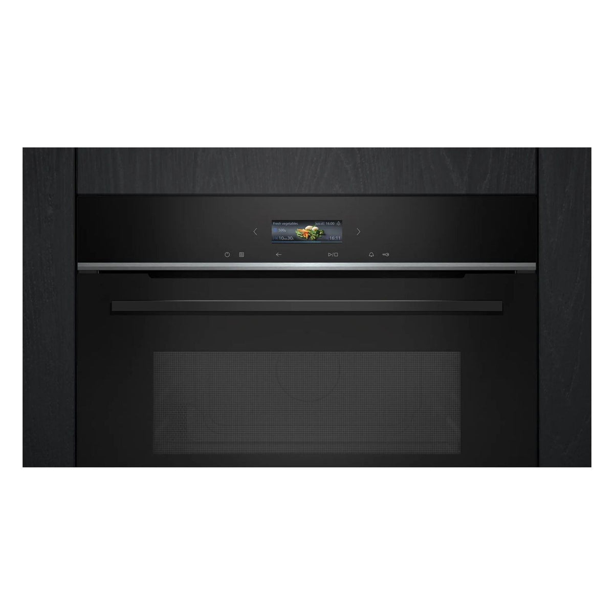 Produktbild Einbau-Mikrowelle - Siemens iQ700 CE732GXB1 Mikrowelle Schwarz Solo-Mikrowelle Integriert 36 l 1000 W