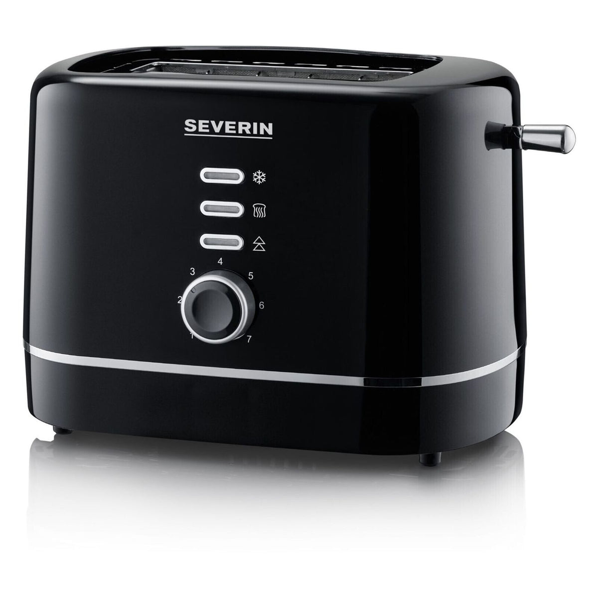 Produktbild Toaster - Severin AT 4321 Toaster 7 2 Scheibe(n) 850 W Schwarz