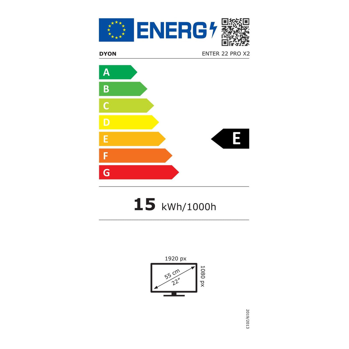 Produktbild LED-Fernseher - DYON Enter 22 Pro X2 LED-Fernseher 22" (55cm) Full-HD Schwarz