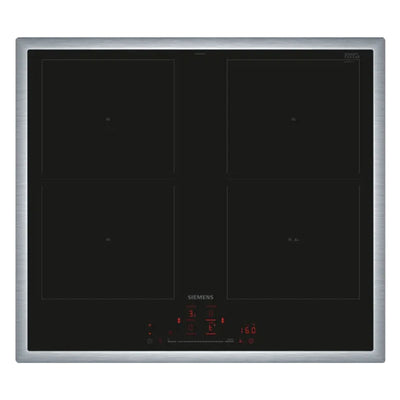 iQ500 ED645HQC1E Induktionskochfeld integriert 60cm 4 Zonen Schwarz, Edelstahl