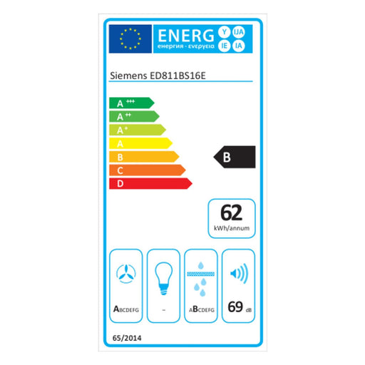 Produktbild Kochfeld mit Dunstabzug - Siemens iQ300 ED811BS16E Induktionskochfeld mit Dunstabzug integriert 80cm