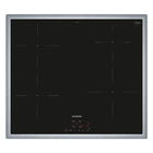 Siemens iQ100 EH645BEB6E Induktionskochfeld Schwarz, Edelstahl Integriert 60 cm 4 Zone(n)