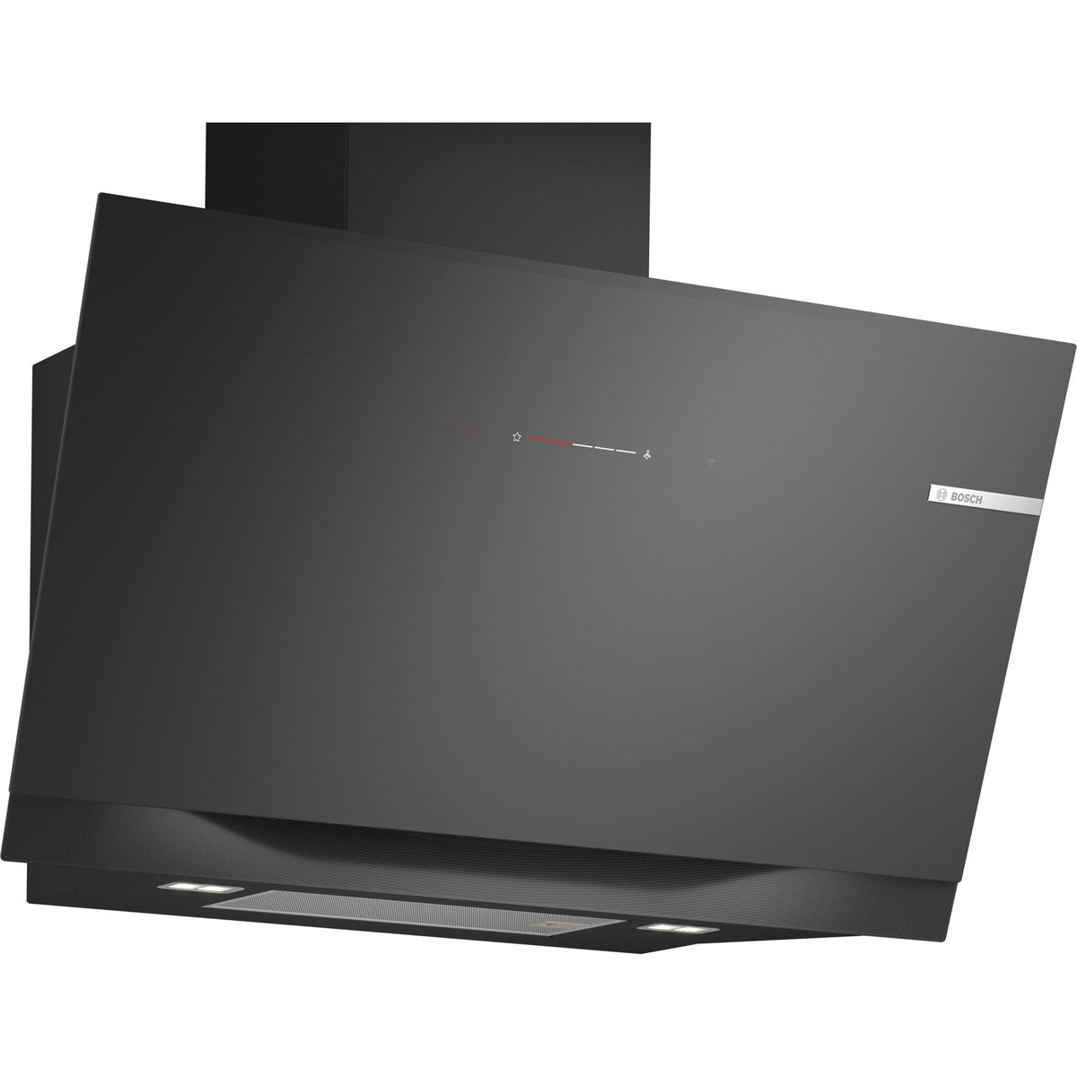Produktbild Wandhaube - Bosch Serie 8 DWK91LT60 Dunstabzugshaube Wandmontiert Schwarz 441 m³/h A+