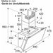 Bosch Serie 8 DWK91LT60 Dunstabzugshaube Wandmontiert Schwarz 441 m³/h A+