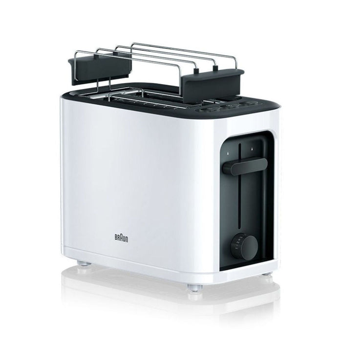 Braun PurEase HT 3010 WH Doppelschlitz Toaster 1000 Watt weiß