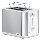 Braun PurShine HT 1510 WH 2 Scheiben Toaster 900 W Edelstahl, Weiß