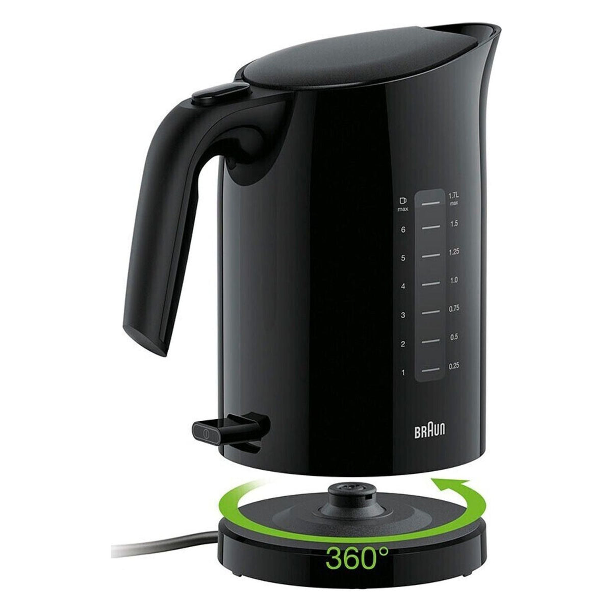 Produktbild Wasserkocher - Braun WK 3100 BK schwarz Wasserkocher