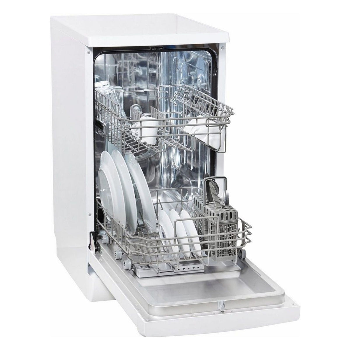 Produktbild Standgeschirrspüler - Amica GSP 14544-1 W Geschirrspüler freistehend 45cm 9 Maßgedecke E
