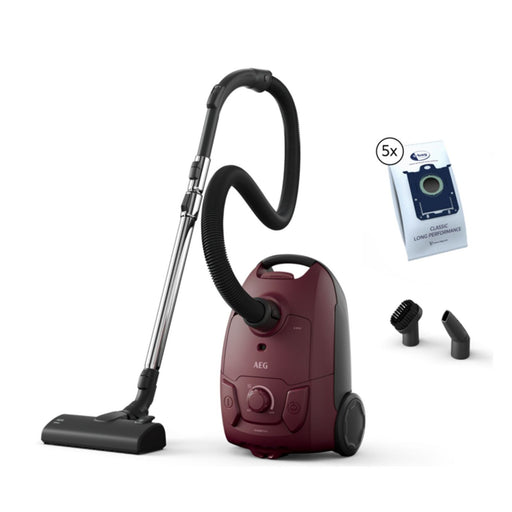 Produktbild Hand-und Stielstaubsauger - AEG AB51C1DR5B Bodenstaubsager dark red