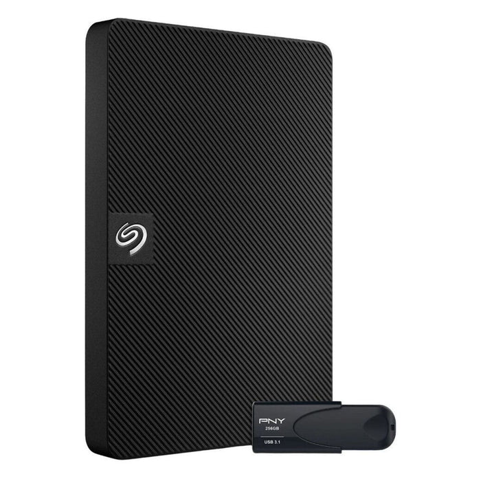 Seagate Expansion Portable 4TB HDD + PNY 256GB Bundle