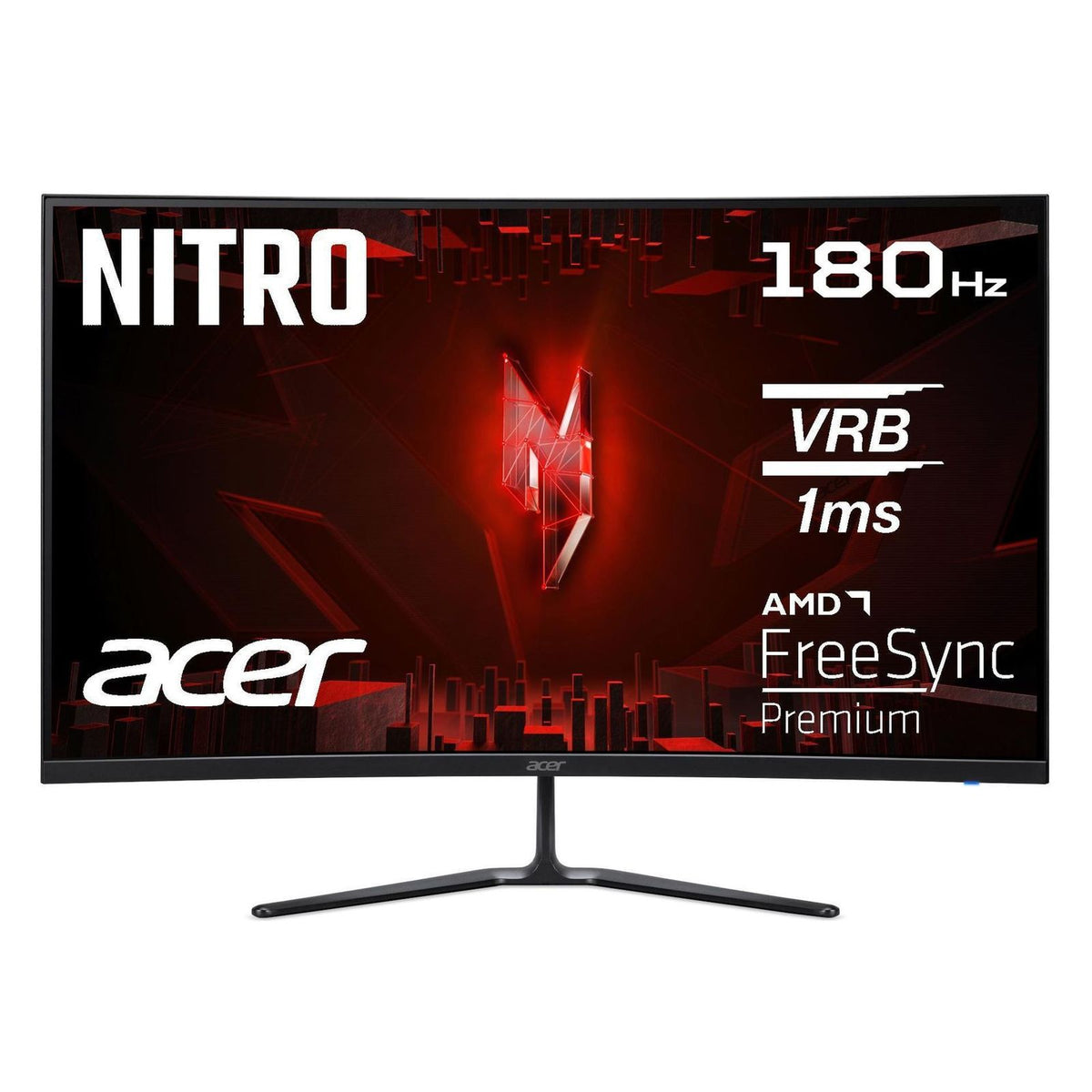 Produktbild Curved-Gaming-Monitor - Acer Nitro ED320QR S3 bmiipx Curved Gaming Monitor 80cm (31.5") 1920 x 1080 Pixel Full HD LCD Schwarz