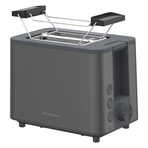 Produktbild Toaster - Grundig TA 7340 Dark Inox 2-Scheiben-Toaster 950 W Anthrazit