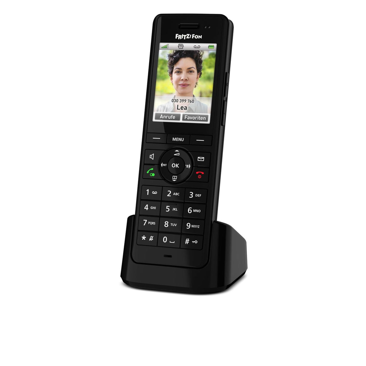 Produktbild Schnurloses DECT-Telefon - AVM FRITZ!Fon X6 schnurloses DECT-Telefon schwarz