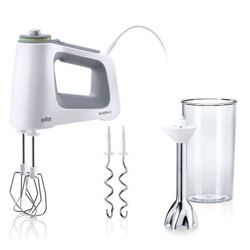 Produktbild Handmixer - Braun HM 5107 WH Handmixer 750 W Grau, Weiß