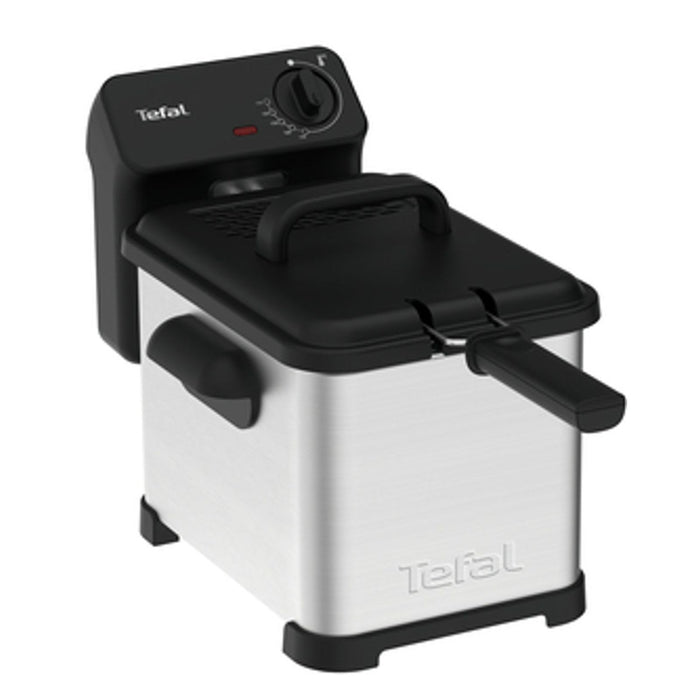 Tefal FR5030 FAMILY PRO ACCESS Kaltzonen-Fritteuse edelstahl schwarz