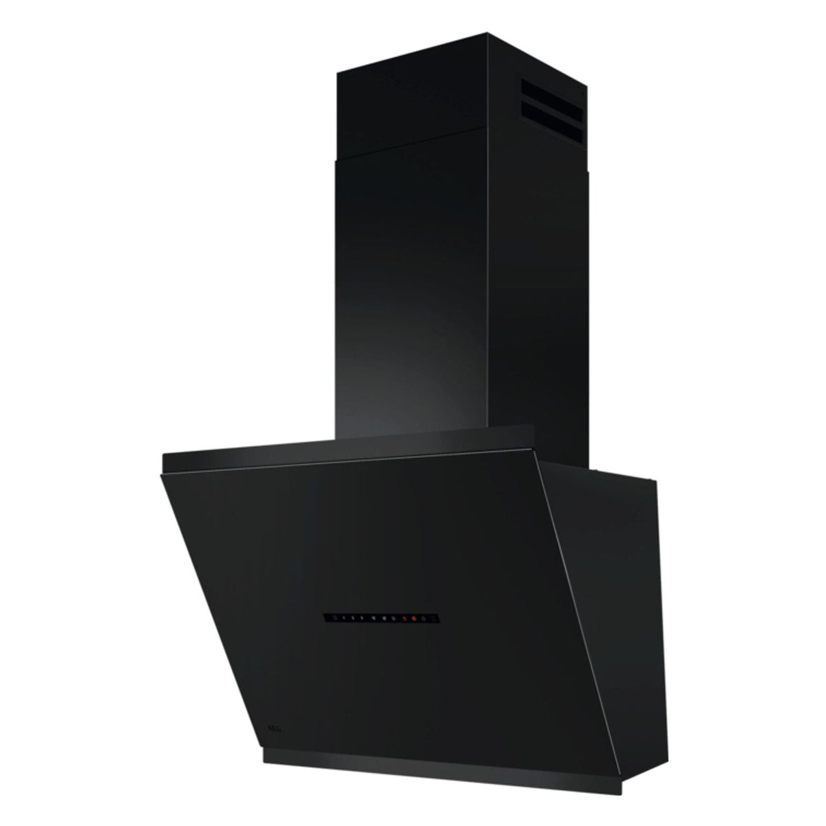 Produktbild Kopffreihaube - AEG GV77D61ST Dunstabzugshaube wandmontiert schwarz 445 m³/h