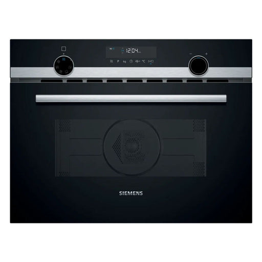 Produktbild Backofen mit Mikrowelle - Siemens iQ500 CM585AGS1 Mikrowellengrill 44 l 3350 W Schwarz