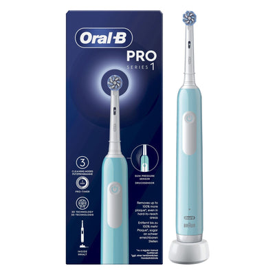 Pro 1 Sensitive Clean Erwachsener Rotierende-vibrierende Zahnbürste Blau