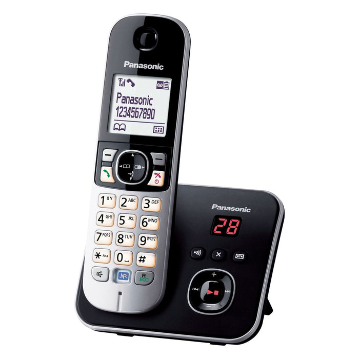 Panasonic KX-TG6821GB Telefon DECT-Telefon Anrufer-Identifikation Schwarz