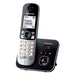 Panasonic KX-TG6821GB Telefon DECT-Telefon Anrufer-Identifikation Schwarz