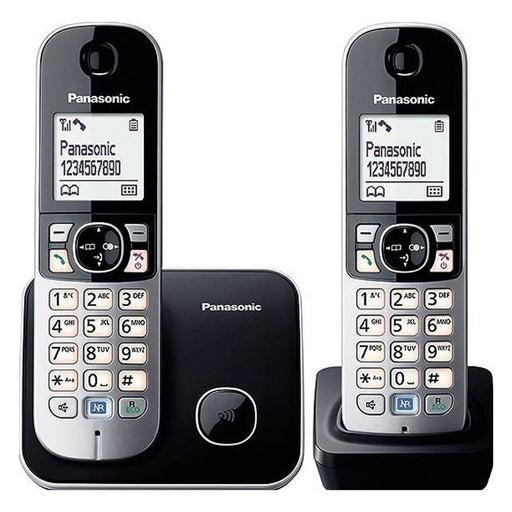 Produktbild Schnurloses DECT-Telefon - Panasonic KX-TG6812GB Telefon DECT-Telefon Anrufer-Identifikation Schwarz