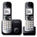 Panasonic KX-TG6812GB Telefon DECT-Telefon Anrufer-Identifikation Schwarz