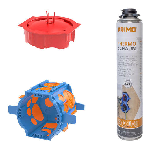 Produktbild Unterputz-Steckdose - Primo P726S Thermodosen-Set THDS-70-S1