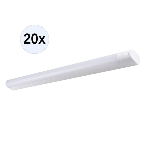 Produktbild LED Außen-Wandleuchte - RZB LED-Wand- / Deckenleuchte 15W 4000K 977x55 m. Steckd. 20 Stk.