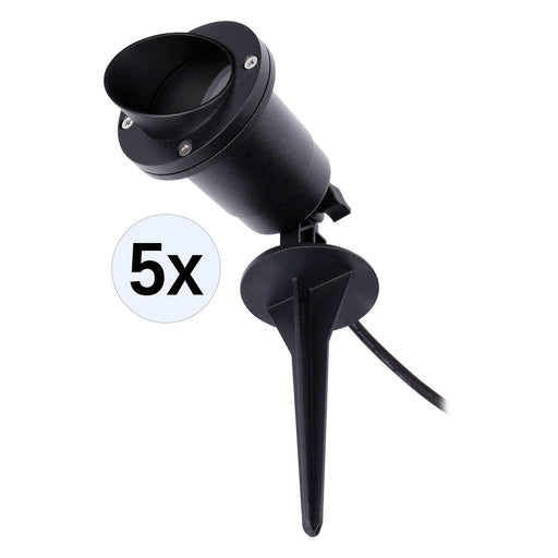 Produktbild Gartenstrahler - RZB Gartenstrahler PAR16 QPAR16 50W 191x98x275 Erdspiess 5 Stk.