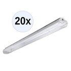 PRACHT LUNA-N T8 Feuchtraumleuchte 2x58W EVG IP66 20 Stk.