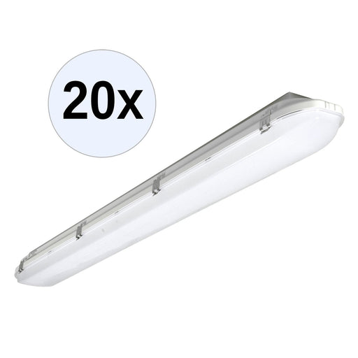 Produktbild LED Deckenleuchte - PRACHT LUNA-N LED 2 Feuchtraumleuchte 1,5m PM 1x27W, 4200lm, 4000K in weiß 20 Stk.