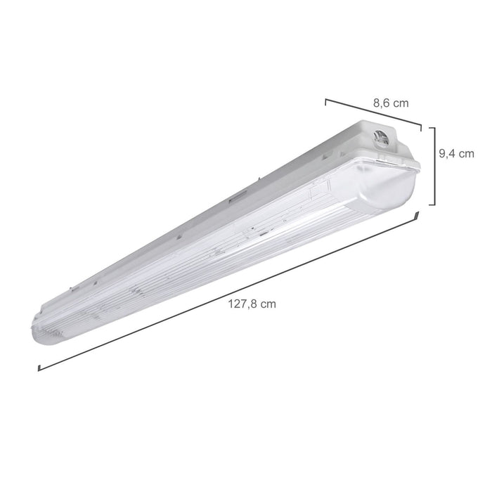 PRACHT LUNA-N-T5 Feuchtraumleuchte 1x28/54W mit Silikonschaumdichtung 20 Stk.