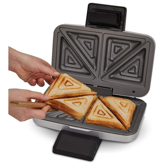 Cloer Sandwich-Toaster f.2 XXL Scheiben 6259 si/sw