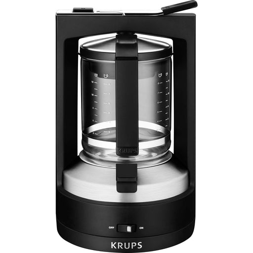 Produktbild Druckbrüh-Kaffeemaschine - Krups T8.2 Filterkaffeemaschine 850 W 1 L Druckbrüh-Automat KM 4689 Schwarz