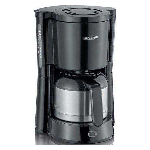 Produktbild Filterkaffeemaschine - Severin Kaffeeautomat TYPE, Thermo KA 4835 Schwarz / gebürsteter Edelstahl