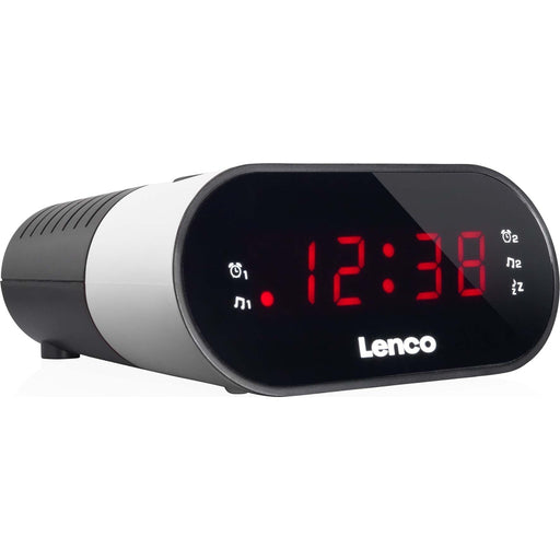 Produktbild Uhrenradio - Lenco Uhrenradio analog CR-07 WHITE