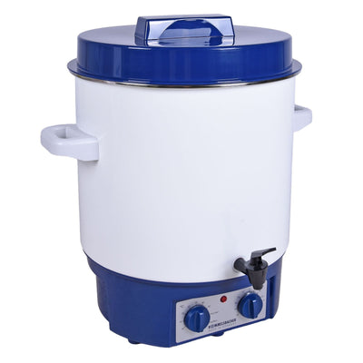 KA 1804 Einkochautomat mit Ablaufhahn 27L, 1800W Weiß, Blau