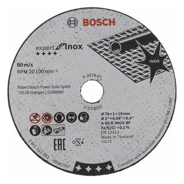 Bosch Power Tools Trennscheibe 76x1x10mm 2608601520