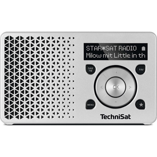 Produktbild Digitalradio (DAB+) - TechniSat DAB+ Digitalradio DIGITRADIO 1 in weiß/silber